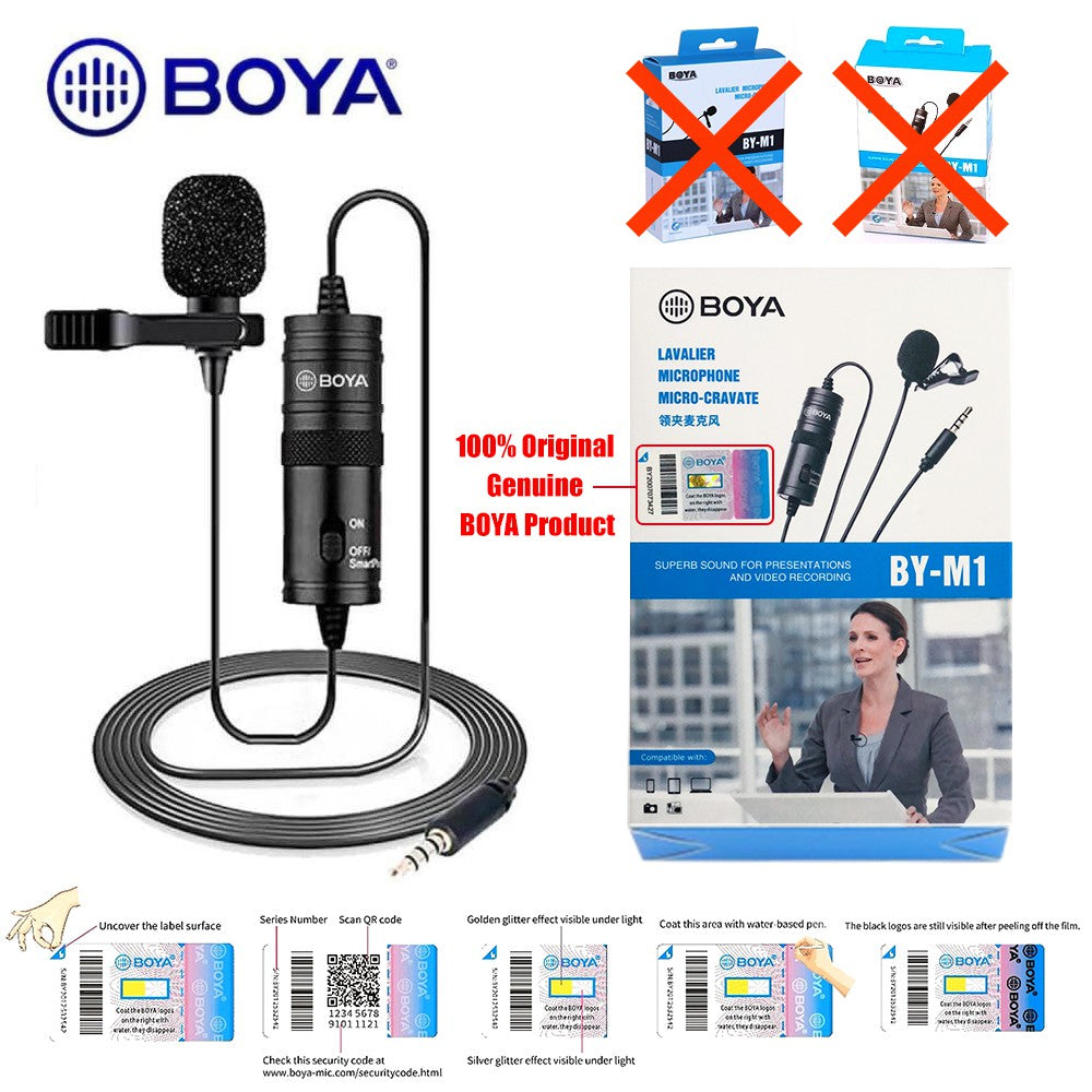 Boya – Micro Cravate by-M1 pour Smartphones et appareils Photo de