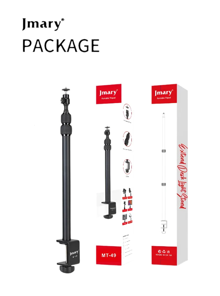 Support de Bureau Polyvalent Jmary MT-49 – Pour Prises de Vue Panoramiques