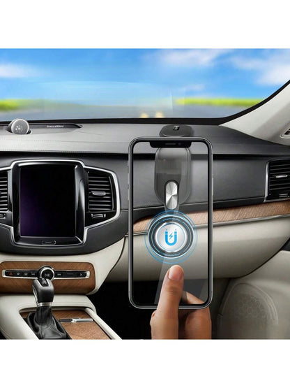 Support Téléphone Voiture Universel Pliable à 360° - Fixation Magnétique Innovante