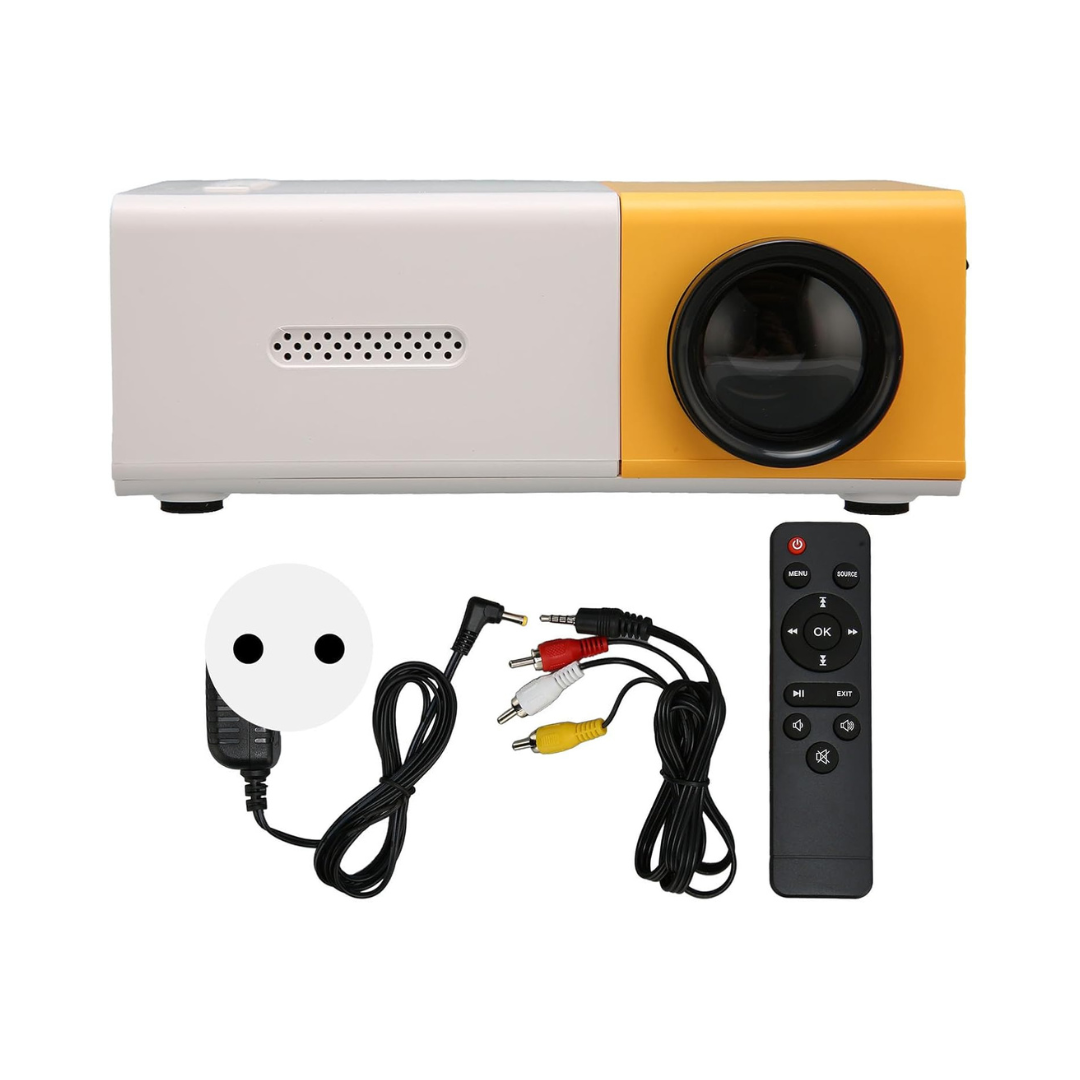 Mini Vidéoprojecteur Full HD 1080P - Projecteur Portable pour Cinéma Maison et Multimédia