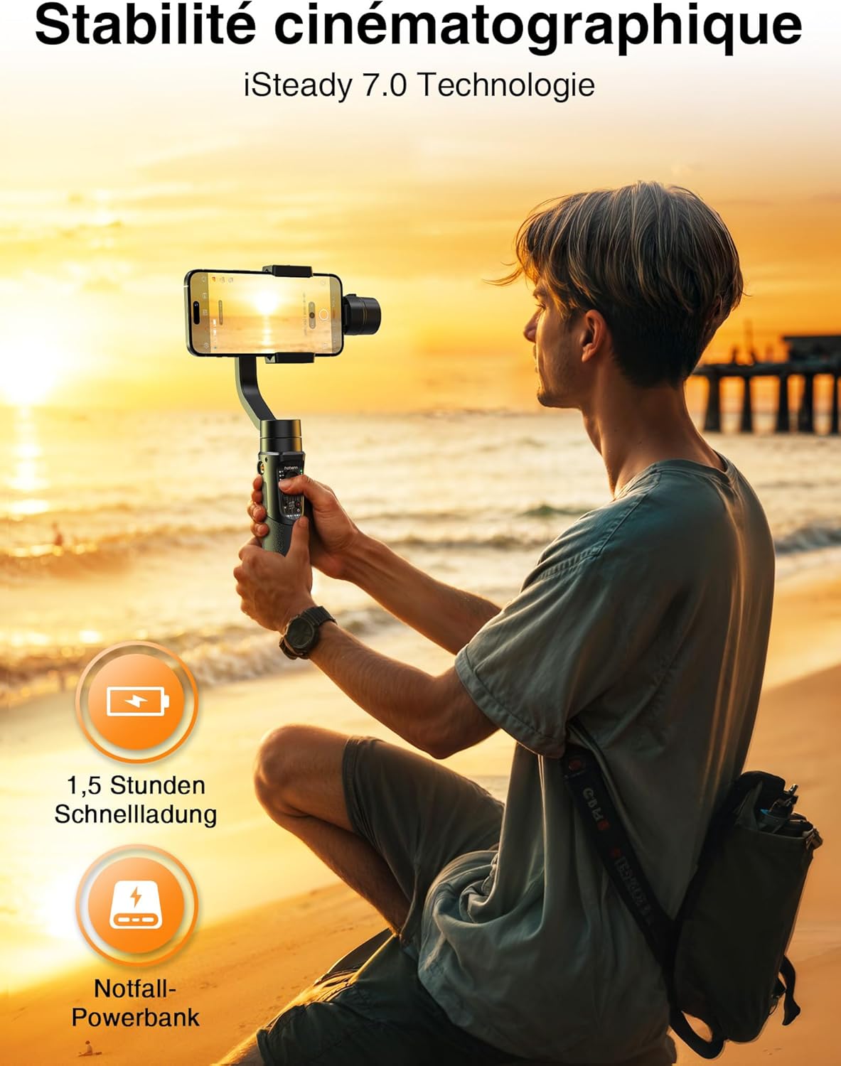 Hohem iSteady Mobile+ Kit Gimbal Stabilizer pour Smartphone – Un outil professionnel pour des vidéos fluides