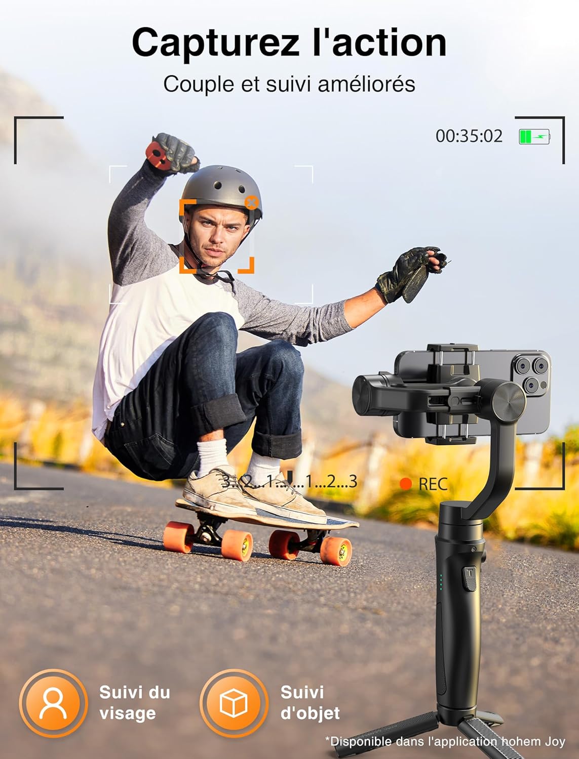 Hohem iSteady Mobile+ Kit Gimbal Stabilizer pour Smartphone – Un outil professionnel pour des vidéos fluides