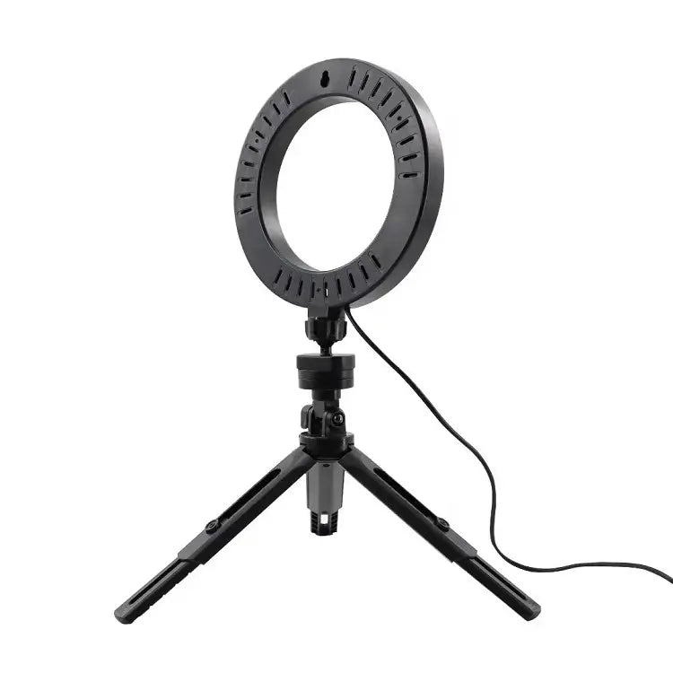 K315 - Ring Light LED Portable 16cm avec Support pour Selfie, Streaming et Diffusion en Direct