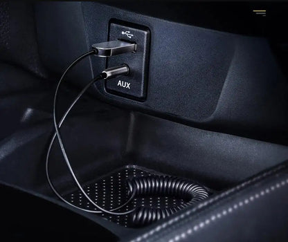 BT860 - Système Stéréo de Voiture avec Émetteur et Récepteur Audio Bluetooth Sans Fil et Transmetteur FM