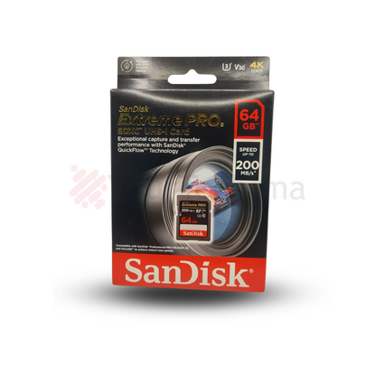 Carte Mémoire SanDisk Extreme PRO SDXC UHS-I 64GB – Performances Optimales