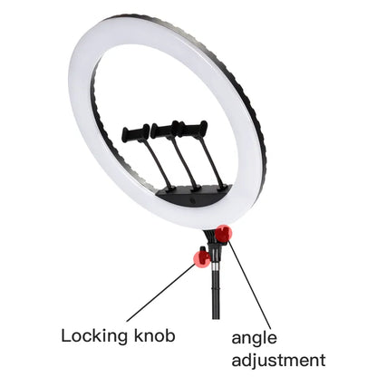 Jmary FM-21R - Ring Light Professionnel 52cm avec Télécommande et Dimming Continu