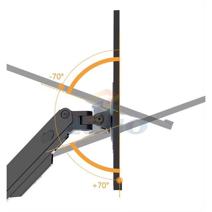 Zeno M8 Support Moniteur Ajustable pour Écrans de 17 à 32 Pouces – Bras de Moniteur Rotatif et Réglable en Hauteur