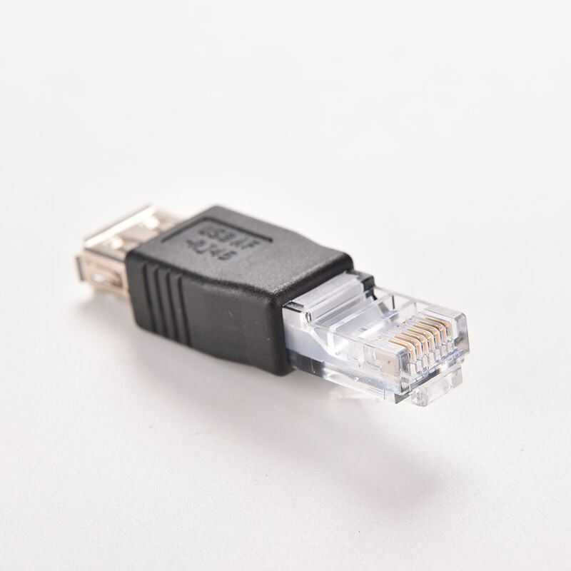 Adaptateur RJ45 mâle vers USB A femelle pour réseau Ethernet