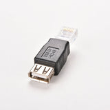 Adaptateur RJ45 mâle vers USB A femelle pour réseau Ethernet