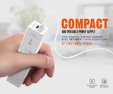 Chargeur Fast charge 6 port USB 2A avec Power Bank 2600 mAh