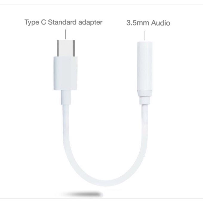 Adaptateur audio de convertisseur de prise de type C à 3,5 mm