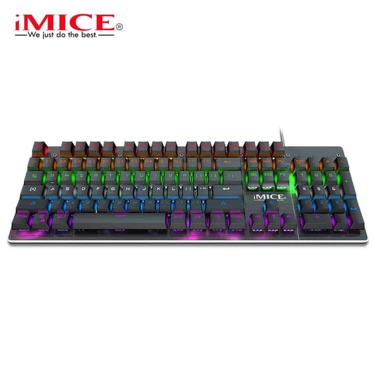 IMICE-PC MK-X80 Cool, clavier mécanique filaire, Notebook, clavier de jeu universel rétroéclairé