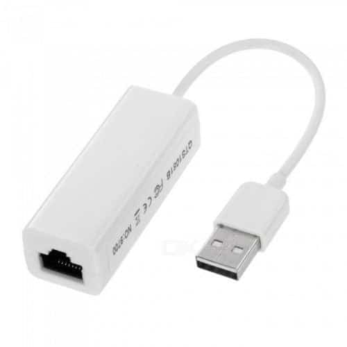 Adaptateur Ethernet USB téléphone portable Internet USB Lan éclairs vers  RJ45 double Interface 10/100Mbps USB carte réseau RJ45 pour Ipads 